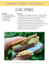 Load image into Gallery viewer, 7 Day Family Camping Meal Plan