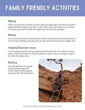 Load image into Gallery viewer, Moab Outdoor Family Adventure MINI Travel Guide