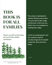 Load image into Gallery viewer, Outdoor Family Adventure e-Guide (digital version)
