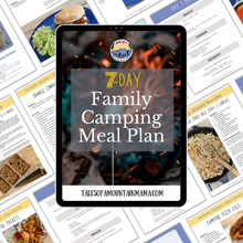 Load image into Gallery viewer, 7 Day Family Camping Meal Plan
