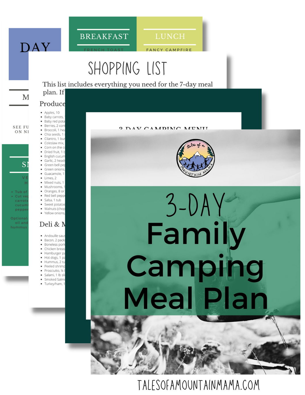 3-Day Camping Meal Plan